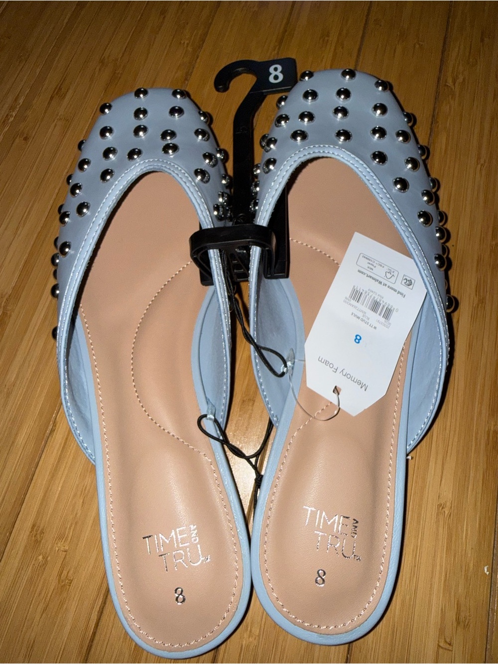 Time and Tru Studded Slip On Mule - Picture 2 of 4